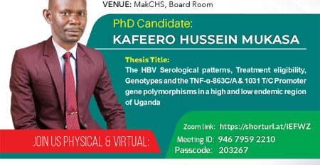 Kafeero Hussein Mukasa PhD Defense Poster Mob